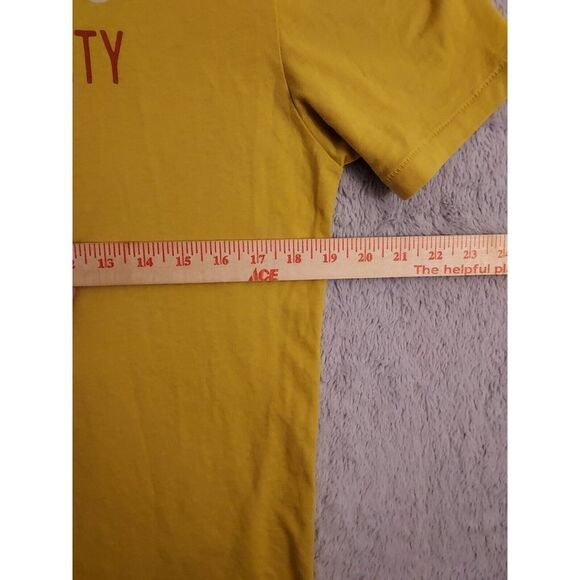 NEW Brixton Shirt Mens Small Graphic Spellout Logo Sunset Yellow Pacsun Sprint S - Picture 9 of 11